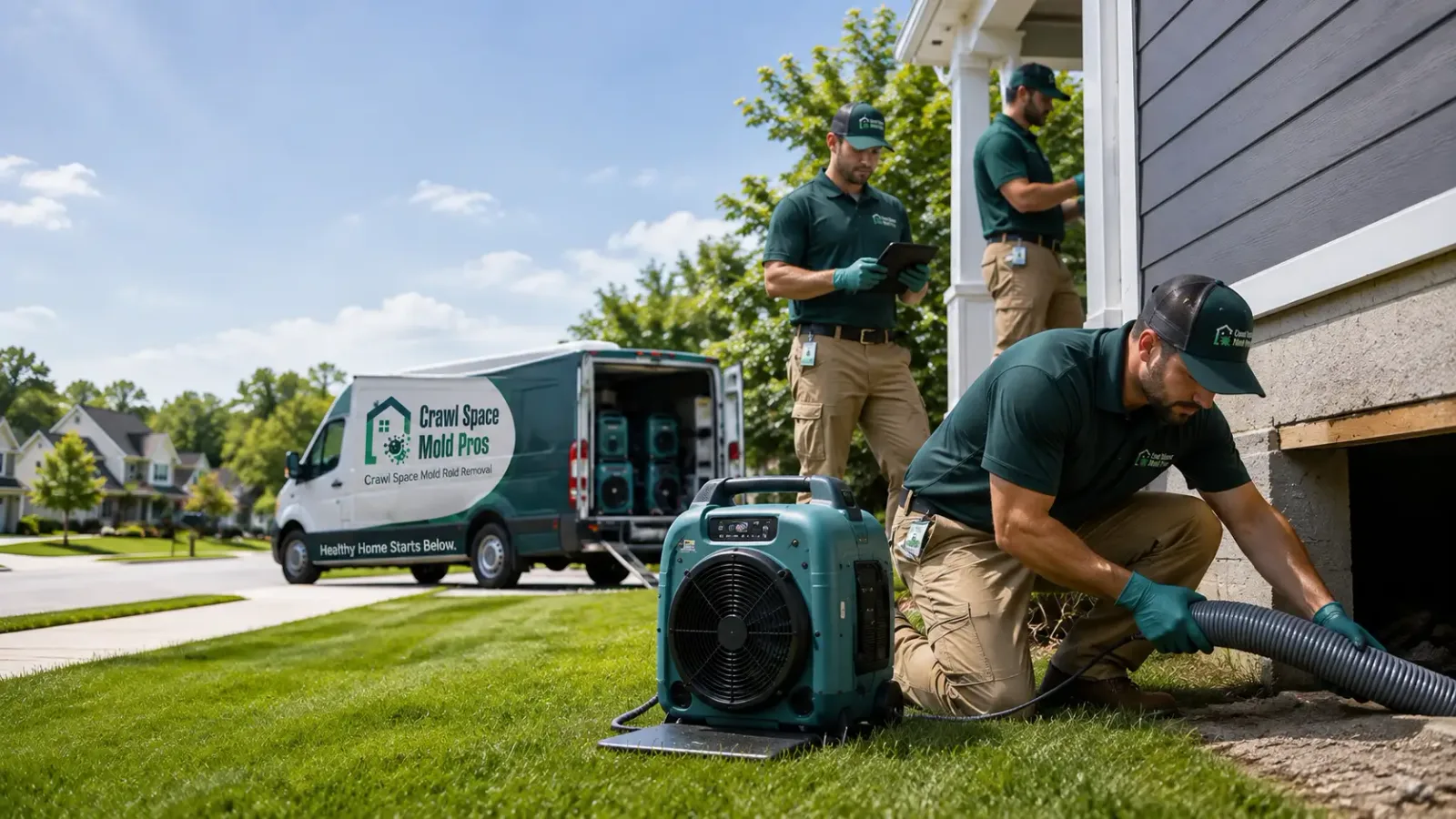 Crawl Space Mold Removal in Monon, IN